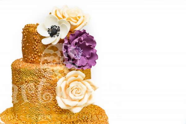 Tort de nunta - "Golden Sparkle" - imagine 2