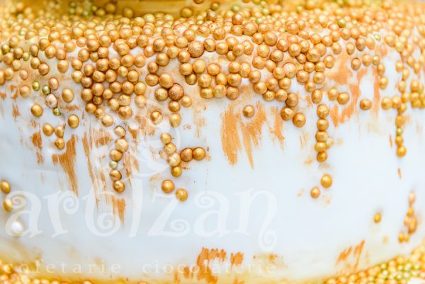 Tort de nunta - "Golden Sparkle" - imagine 4