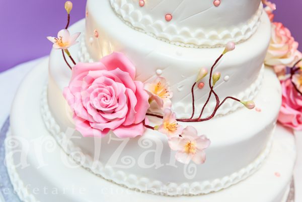 Tort de nunta "Summer Bloom" - imagine 5