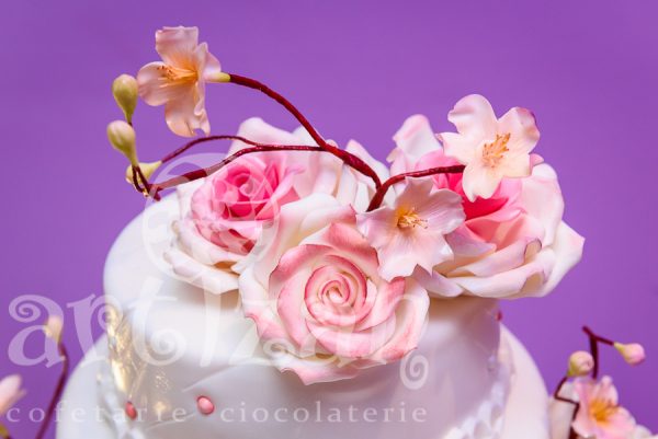Tort de nunta "Summer Bloom" - imagine 6