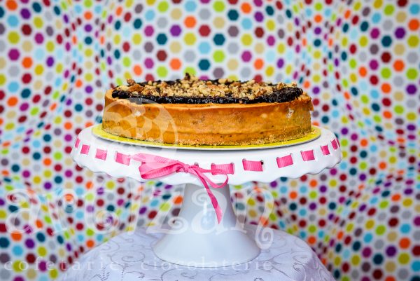 Cheesecake cu nuci și afine - imagine 2
