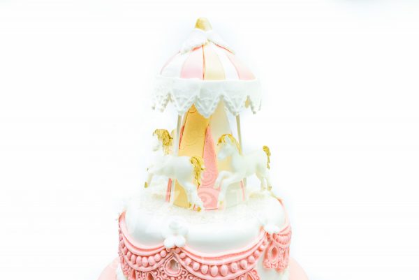 Tort de Botez "Carusel" - imagine 3
