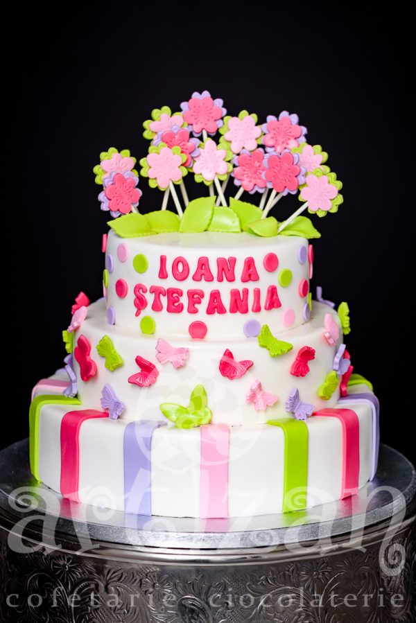 Tort de Botez "Ioana Stefania" - imagine 5