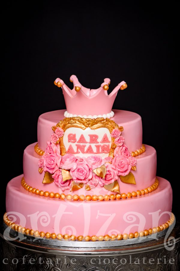 Tort de Botez "Sara Anais" - imagine 3