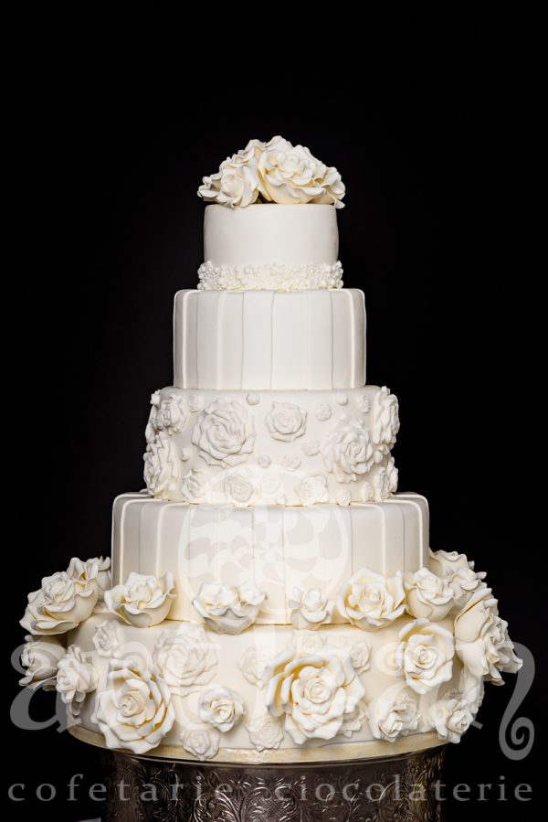 Tort de Nunta "All White" - imagine 6