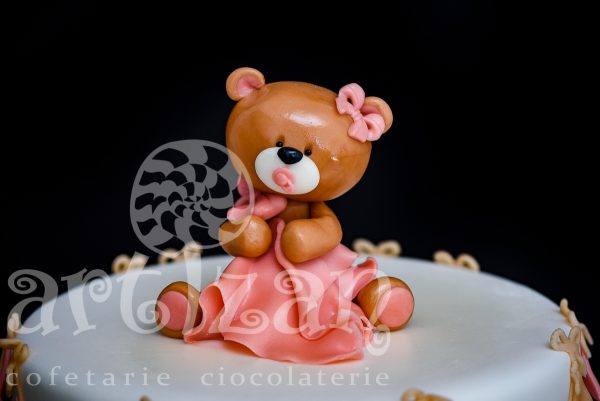 Tort de Botez "Teddy" - imagine 2