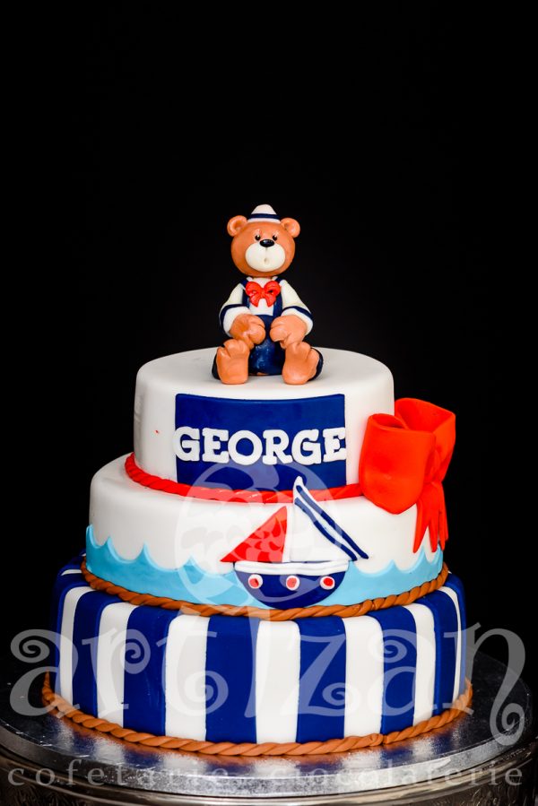 Tort de Botez "George" - imagine 2