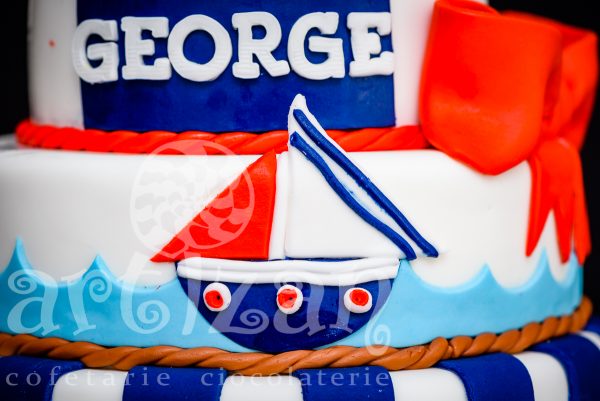 Tort de Botez "George" - imagine 4