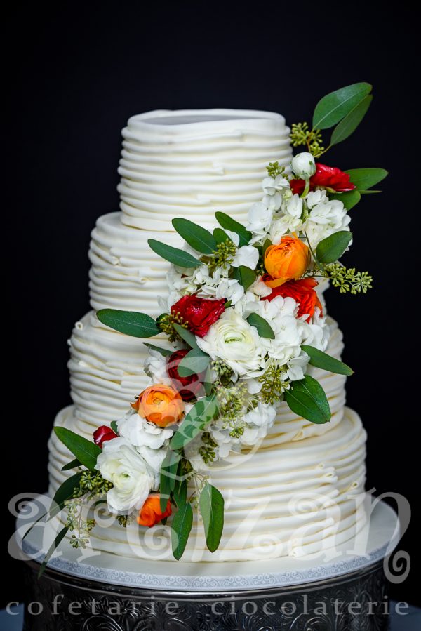 Tort de Nunta "Floral Wedding" - imagine 2
