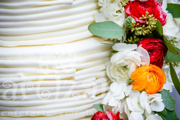 Tort de Nunta "Floral Wedding" - imagine 4