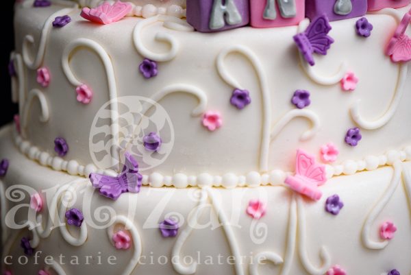 Tort de Botez "Maya Antonia" - imagine 4