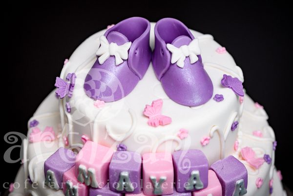 Tort de Botez "Maya Antonia" - imagine 5