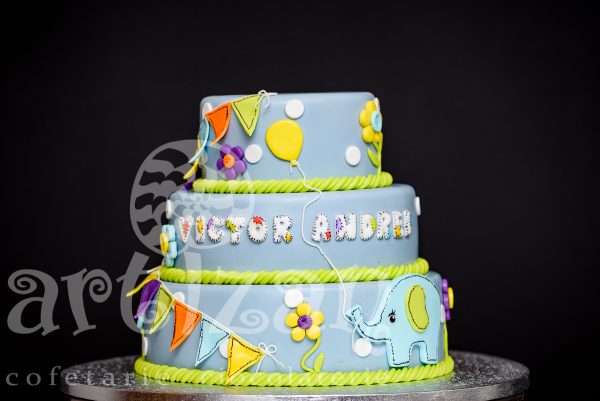 Tort de Botez "Victor Andrei"