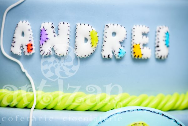 Tort de Botez "Victor Andrei" - imagine 4