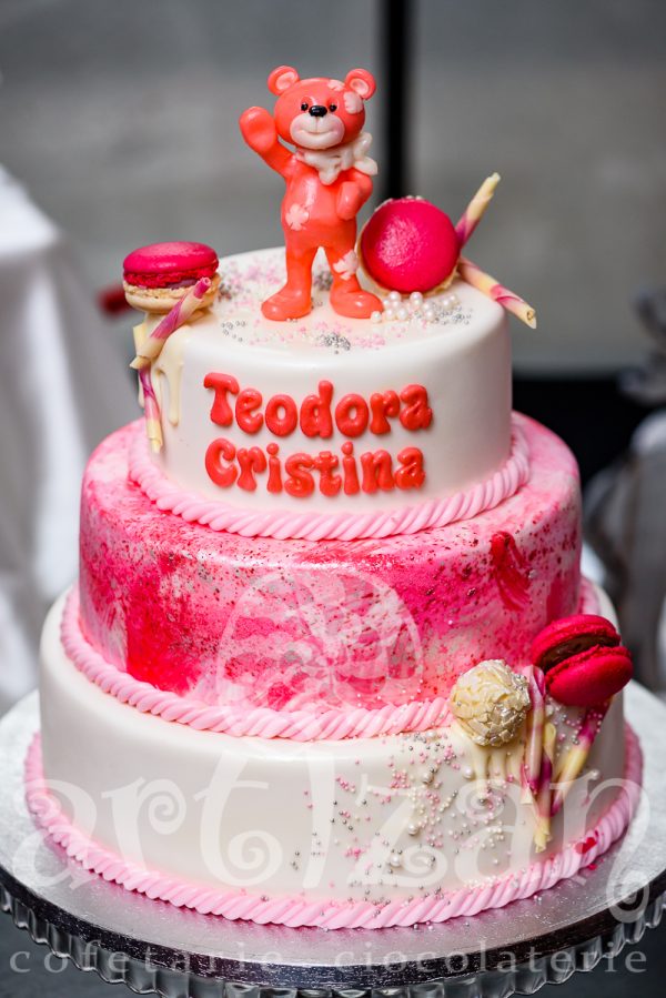 Tort de Botez "Teodora Cristina" - imagine 2