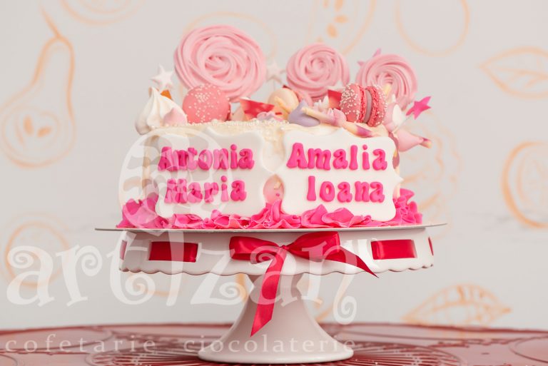 Tort de Botez „Antonia & Amalia”