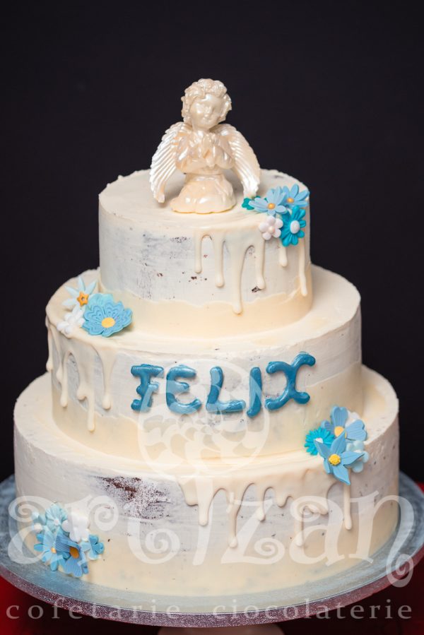 Tort de Botez "Felix" - imagine 2