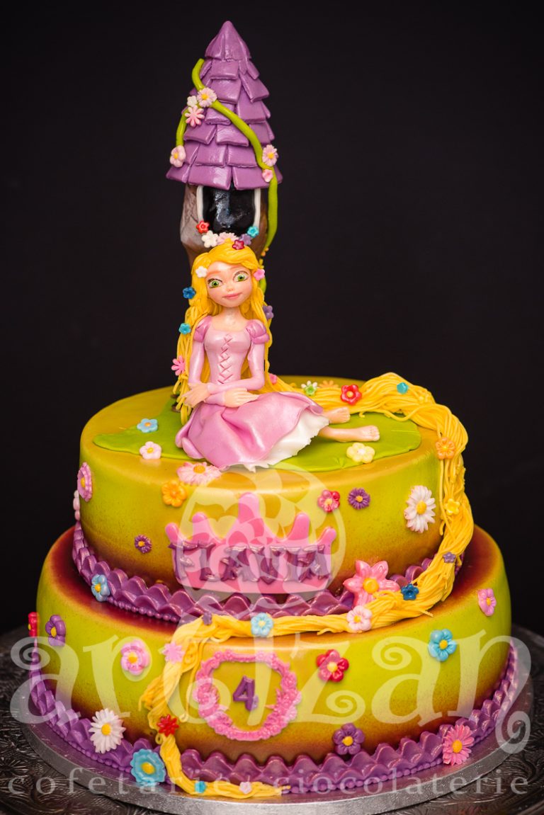 Tort Aniversar „Rapunzel” 1