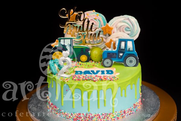 Tort Aniversar "Tractoras" - imagine 2