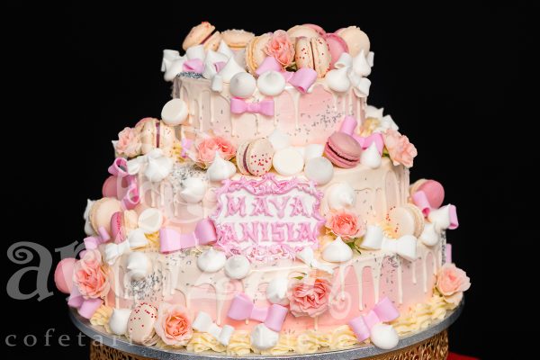 Tort de Botez "Maya Anisia" - imagine 2