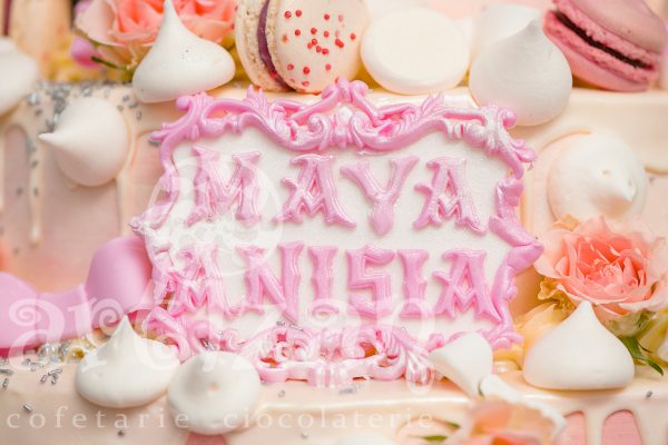 Tort de Botez "Maya Anisia" - imagine 4