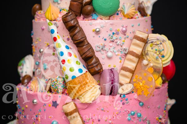 Tort Aniversar "Candy" - imagine 3