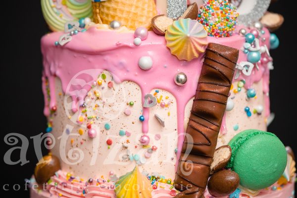 Tort Aniversar "Candy" - imagine 5