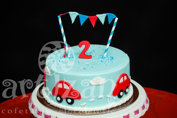 Tort Aniversar "Little Car" - imagine 2
