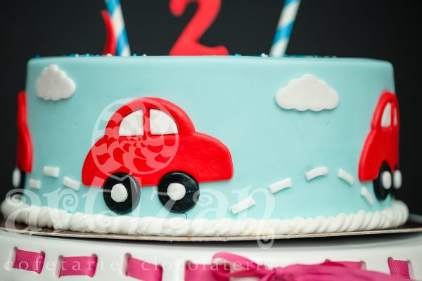 Tort Aniversar "Little Car" - imagine 3