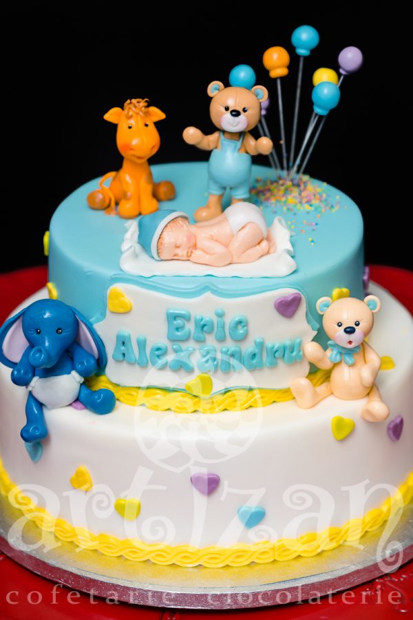 Tort de Botez "Eric Alexandru" - imagine 2