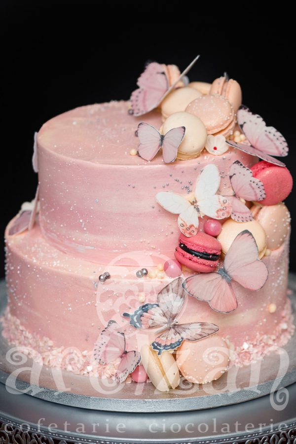Tort de Botez "Fluturi" - imagine 2