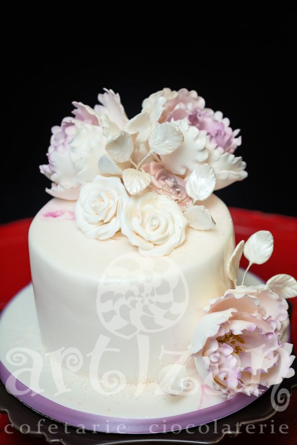 Tort Aniversar "Flowers" - imagine 2