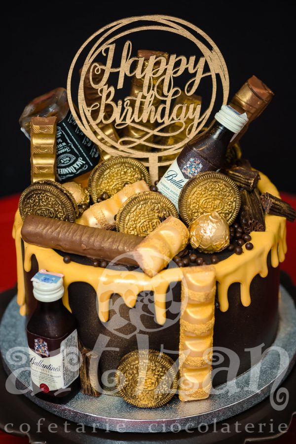 Tort Aniversar "Whiskey" - imagine 2
