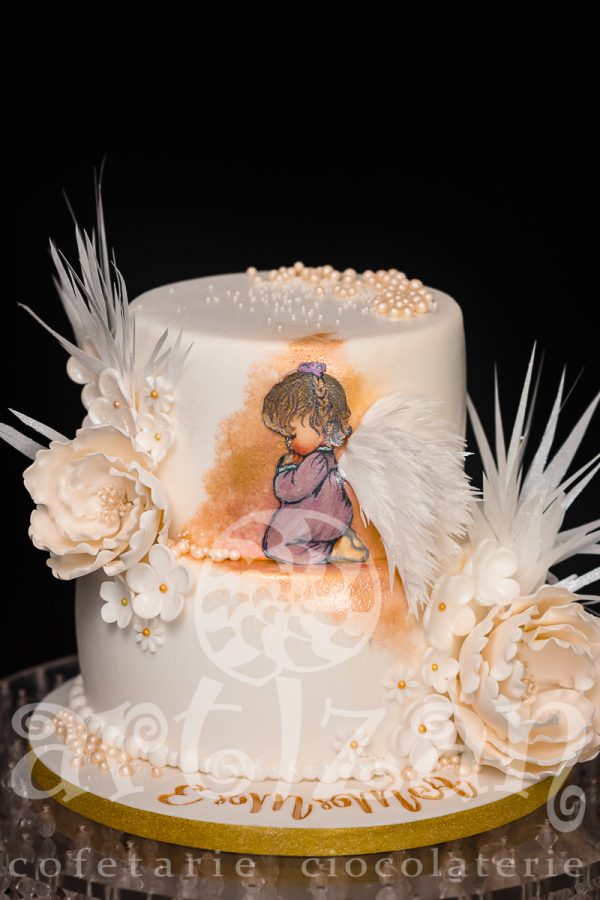 Tort de Botez "Angel" - imagine 2