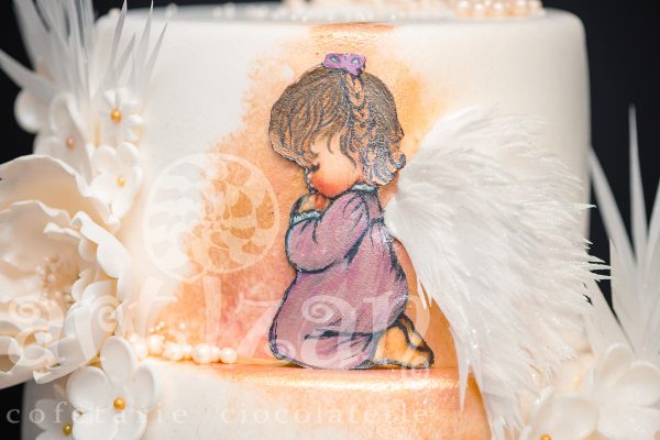 Tort de Botez "Angel" - imagine 3