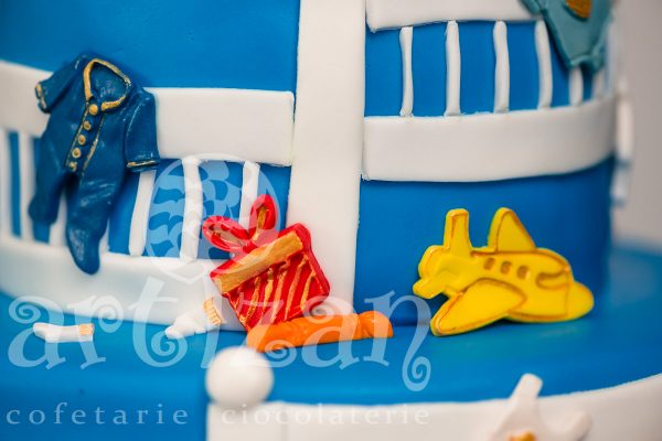 Tort de Botez "Baby Boss" - imagine 7