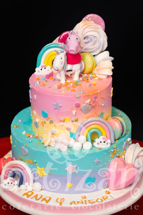 Tort Aniversar "Pepa's Unicorn" - imagine 2
