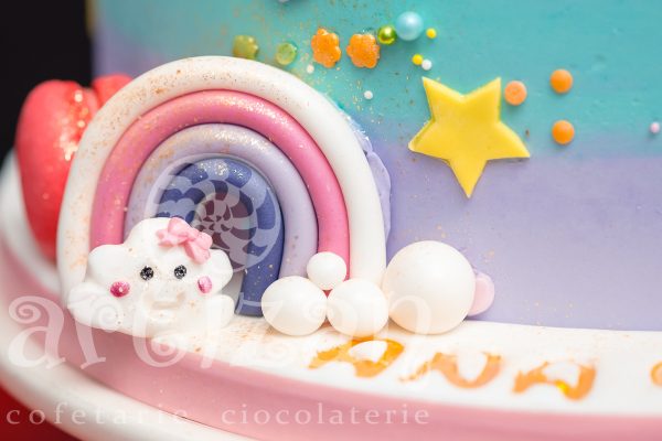 Tort Aniversar "Pepa's Unicorn" - imagine 5