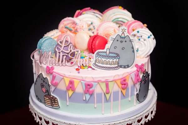 Tort Aniversar "Pusheen" - imagine 2