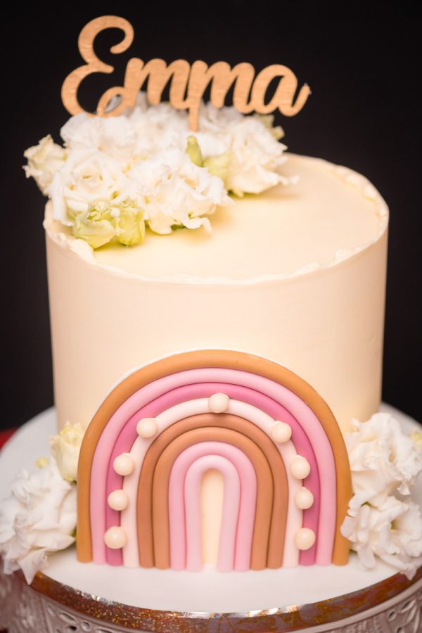 Tort de botez "Emma's Rainbow" - imagine 2