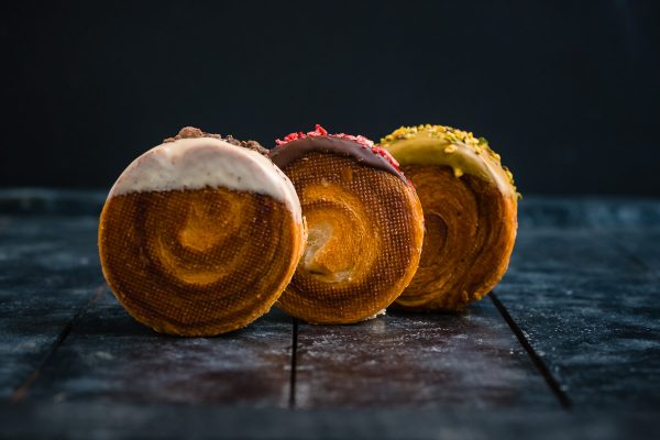 Croissante rotunde cu cremă - imagine 3